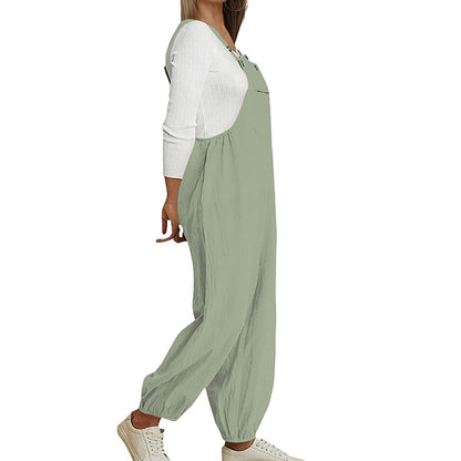 Funki Findz | Pants | Women's Wide Leg Casual Overall Rompers