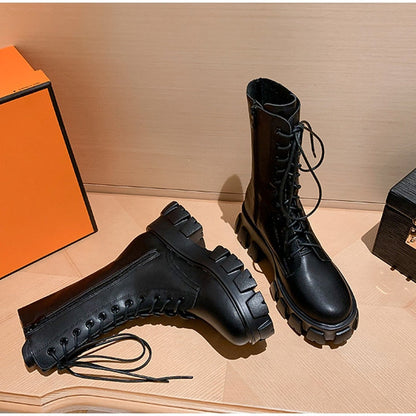Funki Findz | Boots | Women's Gothic Chunky Heel Knights Boots