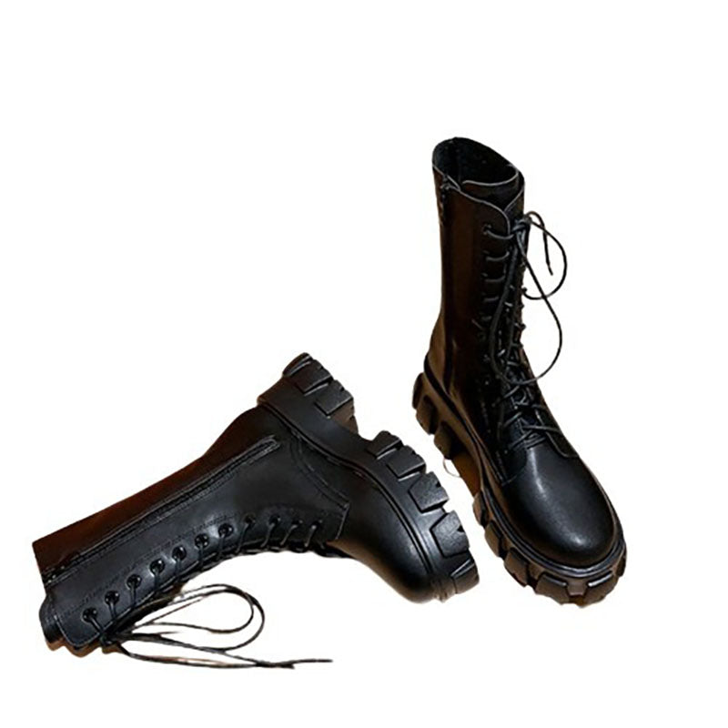 Funki Findz | Boots | Women's Gothic Chunky Heel Knights Boots