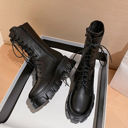 Funki Findz | Boots | Women's Gothic Chunky Heel Knights Boots