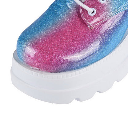 Funki Findz | Boots | Women's High Platform Buckle Ankle Boots