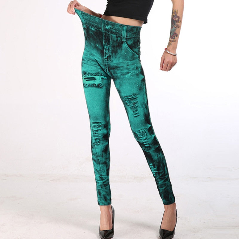 Funki Findz | Pants | Women's High Waist Jeans Jeggings