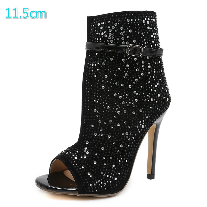 Funki Findz | Shoes | Women's Diamante Studded High Stilettos
