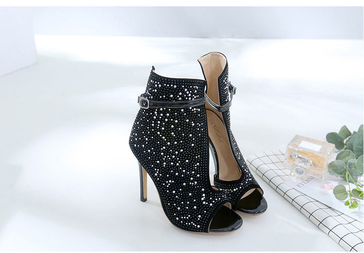Funki Findz | Shoes | Women's Diamante Studded High Stilettos