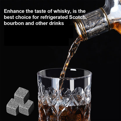 Funki Findz | Whisky Stones Gift Set | Glasses and Rocks Set
