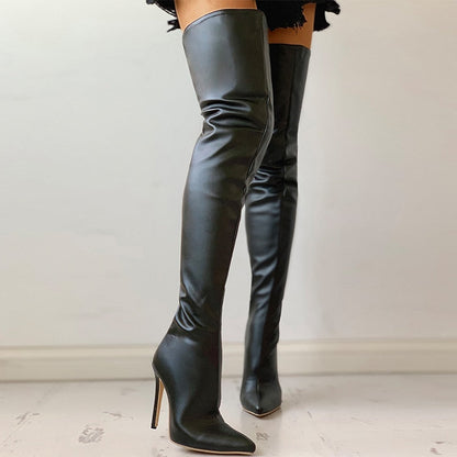 Funki Findz | Boots | Women's Elegant Over Knee Stiletto Boots