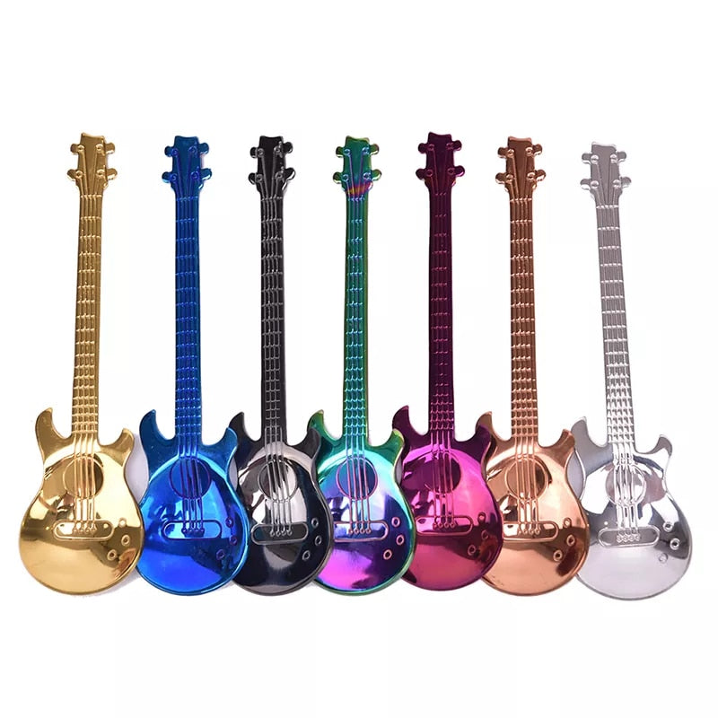 Funki Findz | Spoons | Guitar Spoons | Coffee Tea Spoon | 1 Pcs