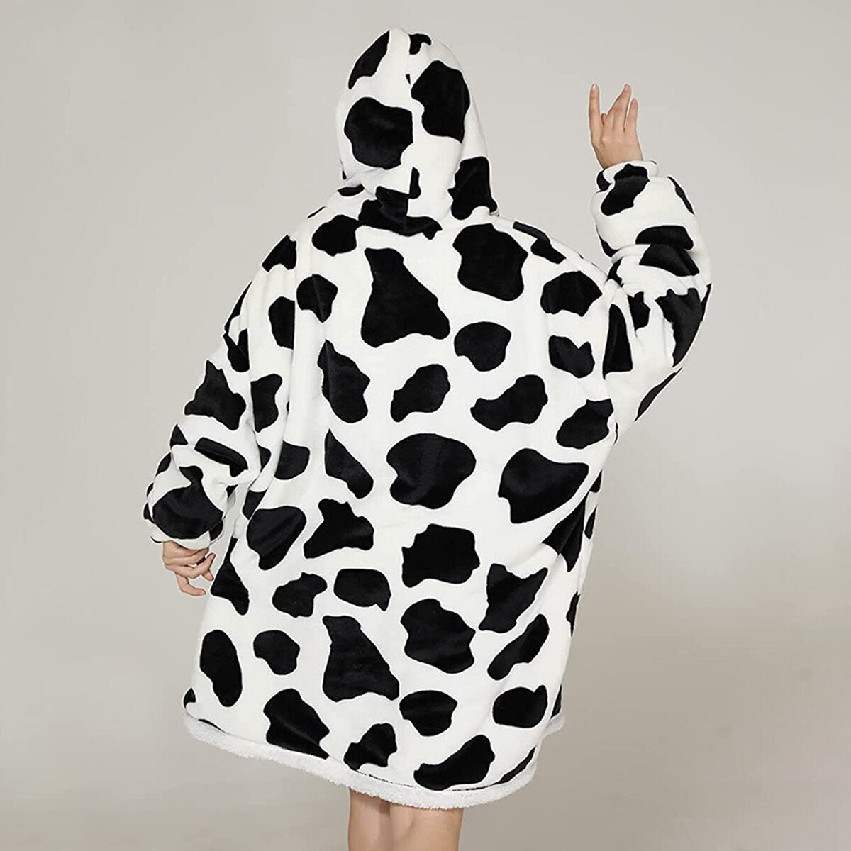 Funki Findz | Oodies | Unisex Soft Animal Print Hoodie Blanket