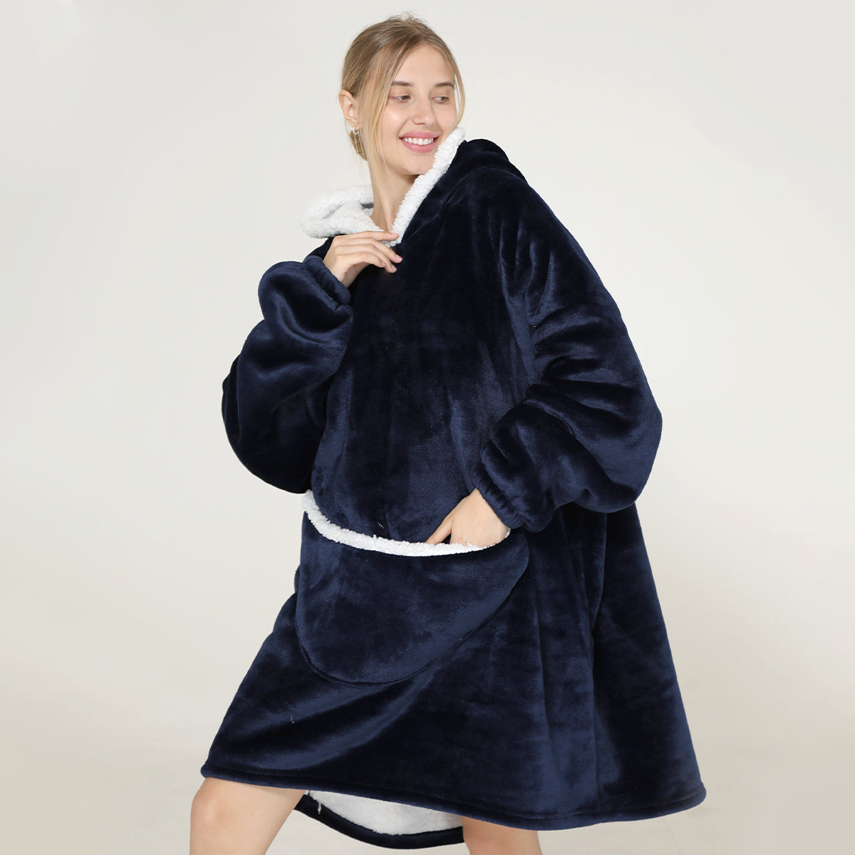 Funki Findz | Oodies | Unisex Soft Animal Print Hoodie Blanket