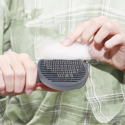 Funki Findz | Pet Brushes | Cat Dog Comb Pop Out Self Cleaning
