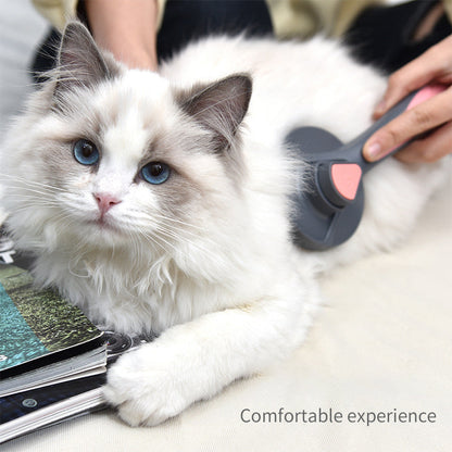 Funki Findz | Pet Brushes | Cat Dog Comb Pop Out Self Cleaning