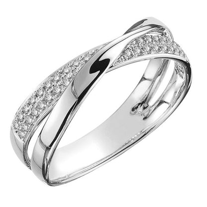 Funki Findz | Rings | Women's Two Tone X Cross Ring