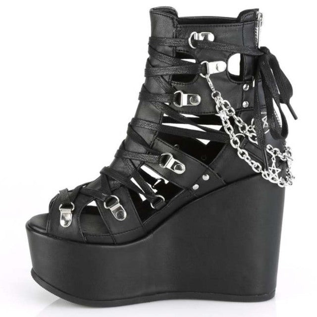 Funki Findz | Shoes | Women's Strappy Platform Wedge Shoes