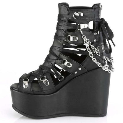 Funki Findz | Shoes | Women's Strappy Platform Wedge Shoes