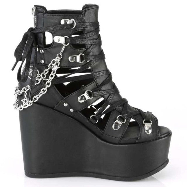 Funki Findz | Shoes | Women's Strappy Platform Wedge Shoes