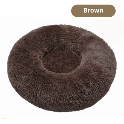 Funki Findz | Pet Beds | Dog Cat Bed | Round Donut Cudler Bed