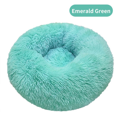 Funki Findz | Pet Beds | Dog Cat Bed | Round Donut Cudler Bed