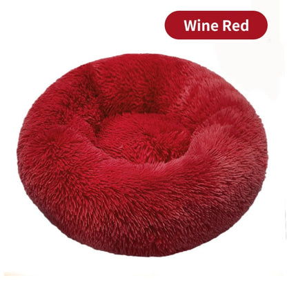 Funki Findz | Pet Beds | Dog Cat Bed | Round Donut Cudler Bed