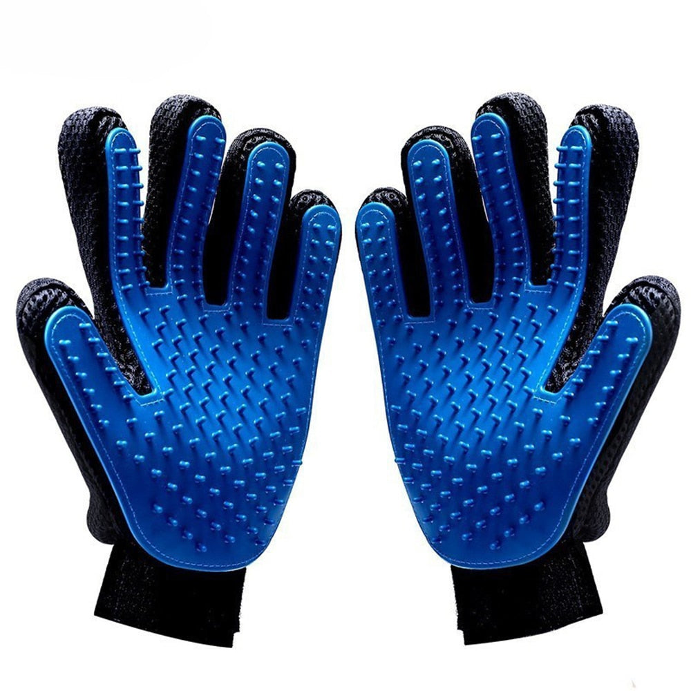 Funki Findz | Pet Grooming Gloves | De-shedding Gloves 2 Pcs