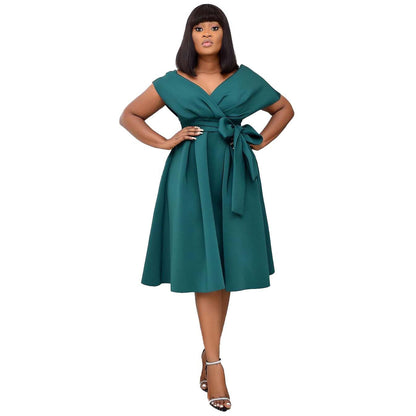 Funki Findz | Dresses | Women's Off Shoulder Bow Tie Dresses