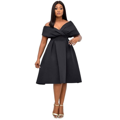 Funki Findz | Dresses | Women's Off Shoulder Bow Tie Dresses