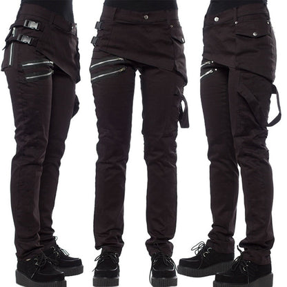Funki Findz | Pants | Women's Punk Pants | Streetwear Zip Jeans