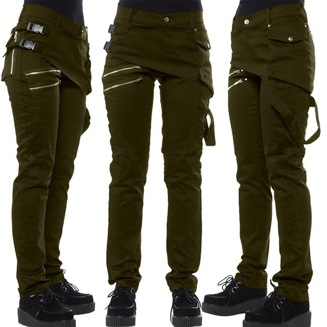 Funki Findz | Pants | Women's Punk Pants | Streetwear Zip Jeans