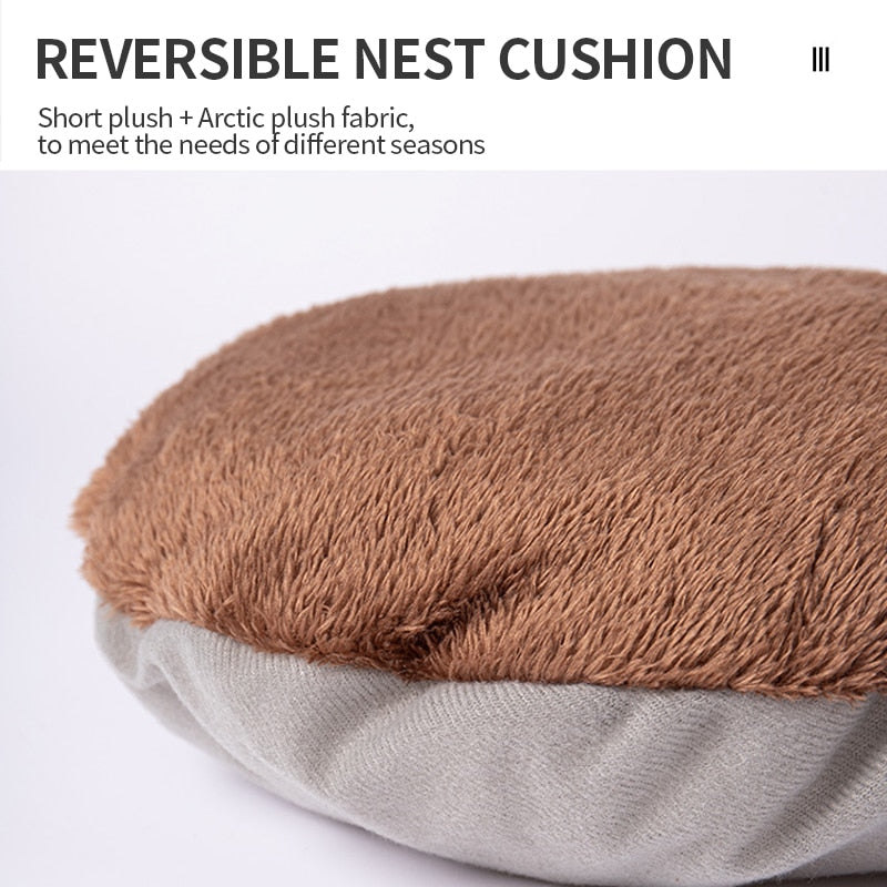 Funki Findz | Pet Beds | Cat Bed | Cute Bear Head Shaped Cat House Nest