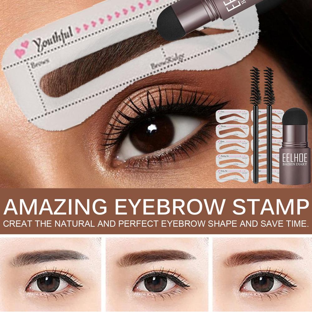 Funki Findz | Makeup | Eyebrow Stamp Shaping Kits | 10 Pcs Set