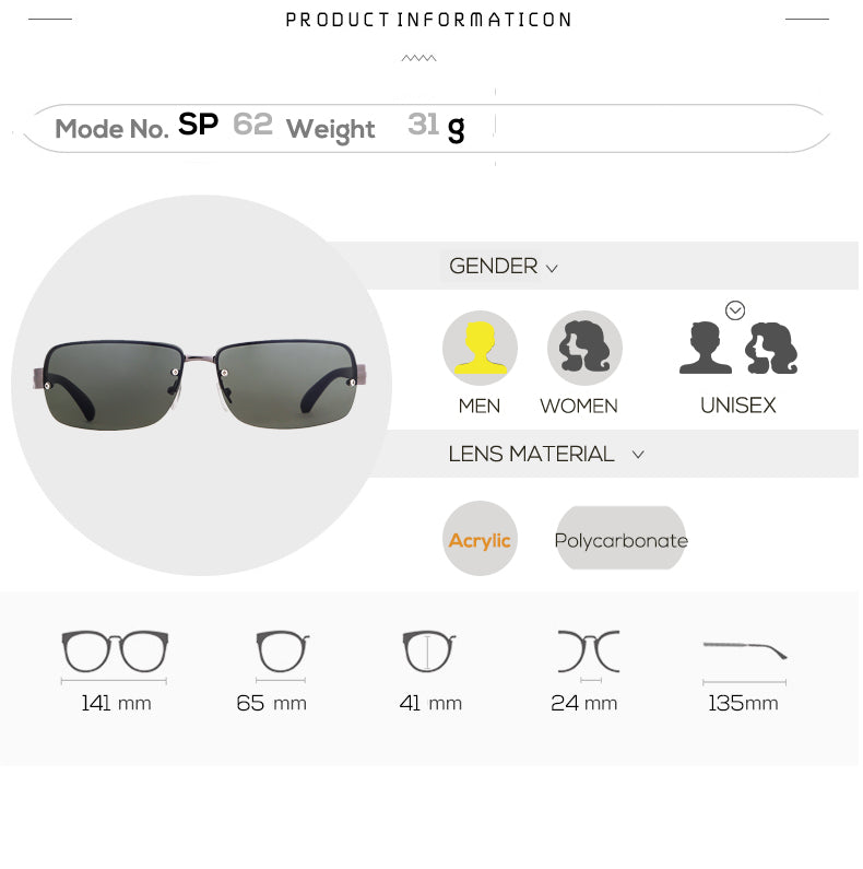 Funki Findz | Sunglasses | Unisex Luxury Rimless Sunglasses
