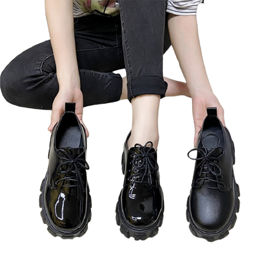 Funki Findz | Shoes | Women's Flat Gothic Punk Lace Up Shoes