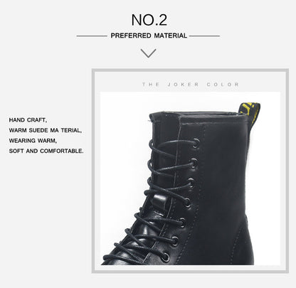 Funki Findz | Boots | Women's Black Ankle Boot | Chunky Heel