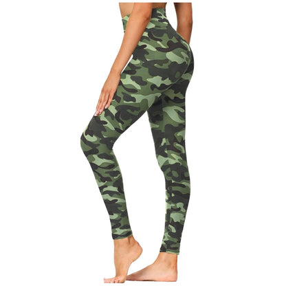 Funki Findz | Pants | Women's Army Green Camouflage Leggings