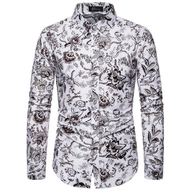 Funki Findz | Shirts | Men's Long Sleeve Luxurious Designer Shirt