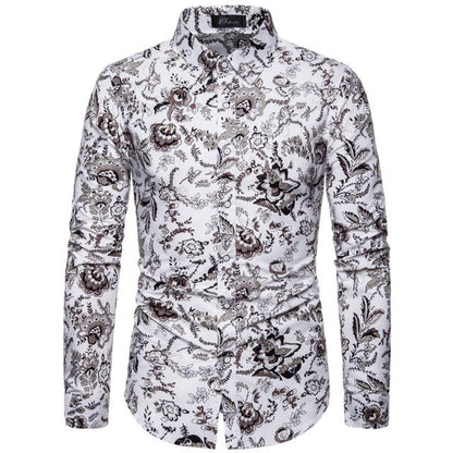 Funki Findz | Shirts | Men's Long Sleeve Luxurious Designer Shirt