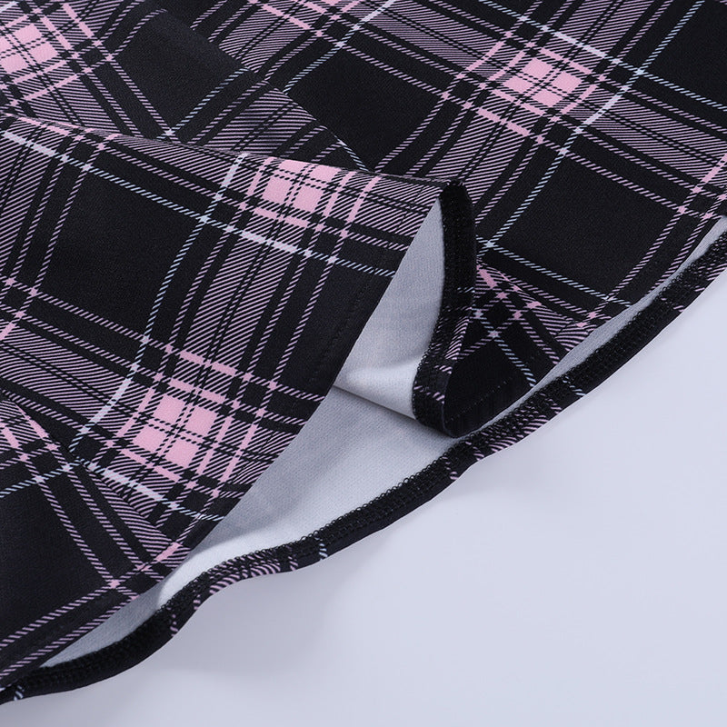 Funki Findz | Dresses | Women's Fairy Grunge Plaid Mini Dress