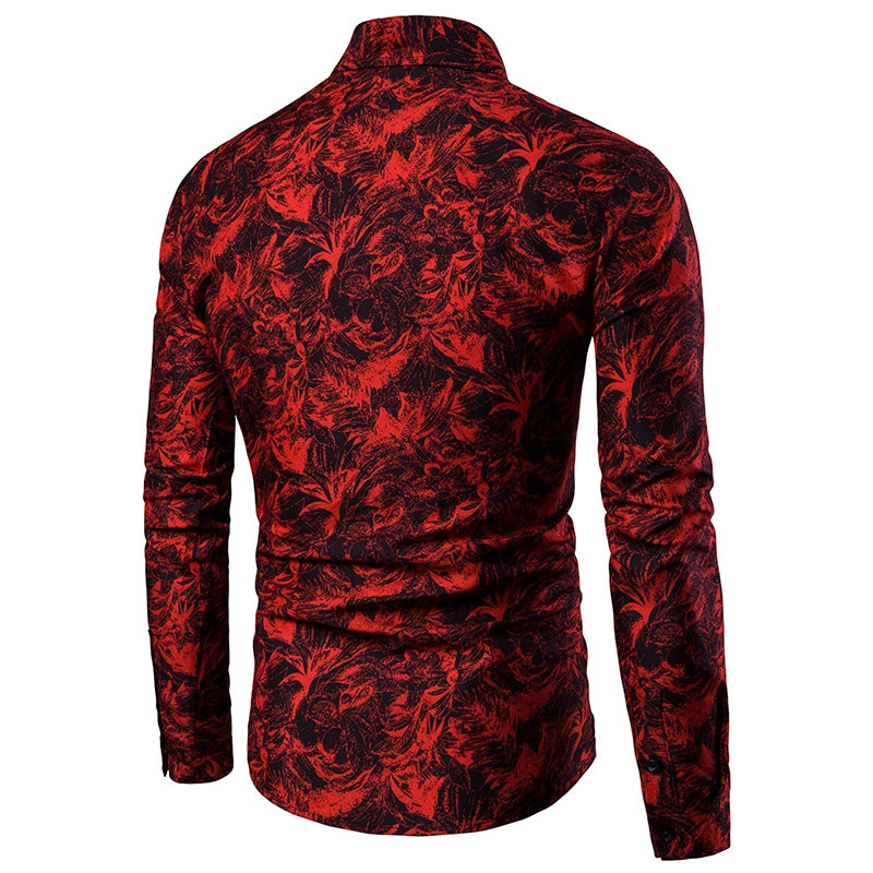 Funki Findz | Shirts | Men's Long Sleeved Dress Shirt | Slim Fit