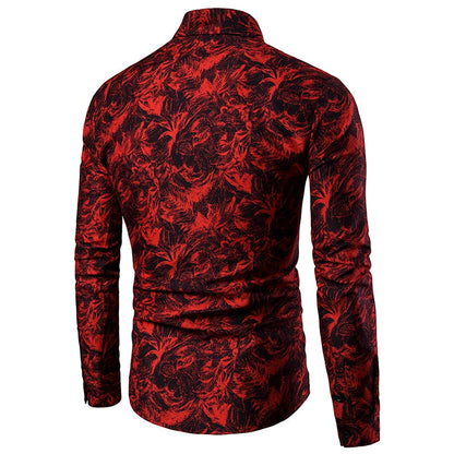 Funki Findz | Shirts | Men's Long Sleeved Dress Shirt | Slim Fit