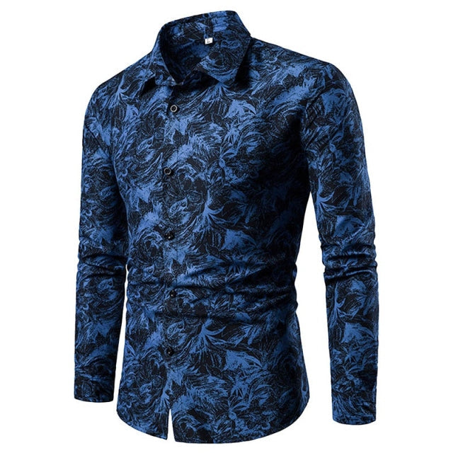 Funki Findz | Shirts | Men's Long Sleeved Dress Shirt | Slim Fit