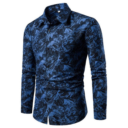 Funki Findz | Shirts | Men's Long Sleeved Dress Shirt | Slim Fit