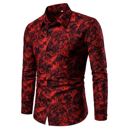 Funki Findz | Shirts | Men's Long Sleeved Dress Shirt | Slim Fit