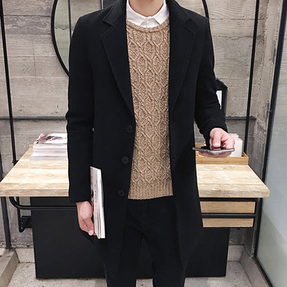 Funki Findz | Jackets | Men's Slim Fit Wool Blend Business Coat