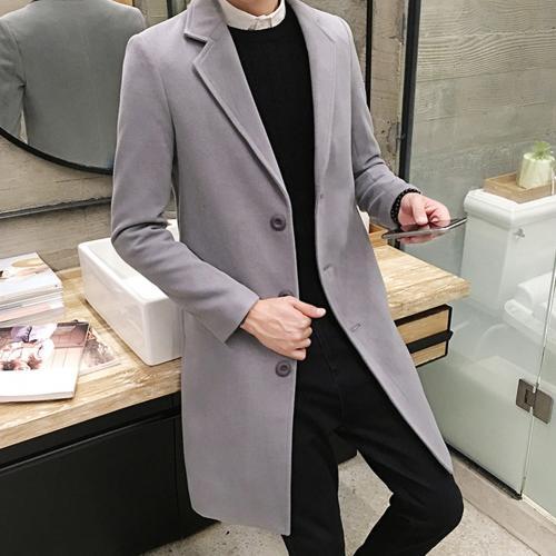 Funki Findz | Jackets | Men's Slim Fit Wool Blend Business Coat