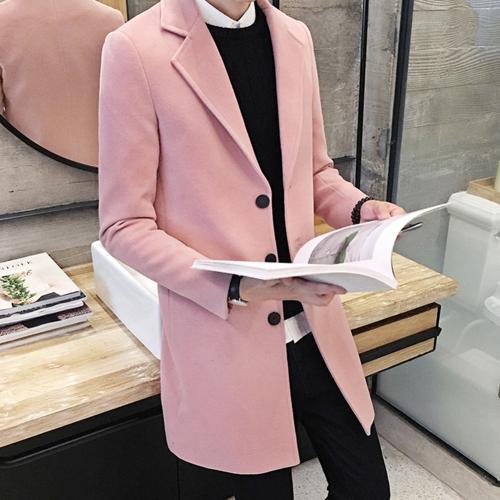 Funki Findz | Jackets | Men's Slim Fit Wool Blend Business Coat