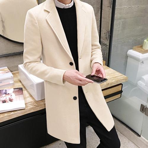 Funki Findz | Jackets | Men's Slim Fit Wool Blend Business Coat