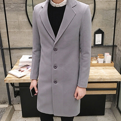 Funki Findz | Jackets | Men's Slim Fit Wool Blend Business Coat