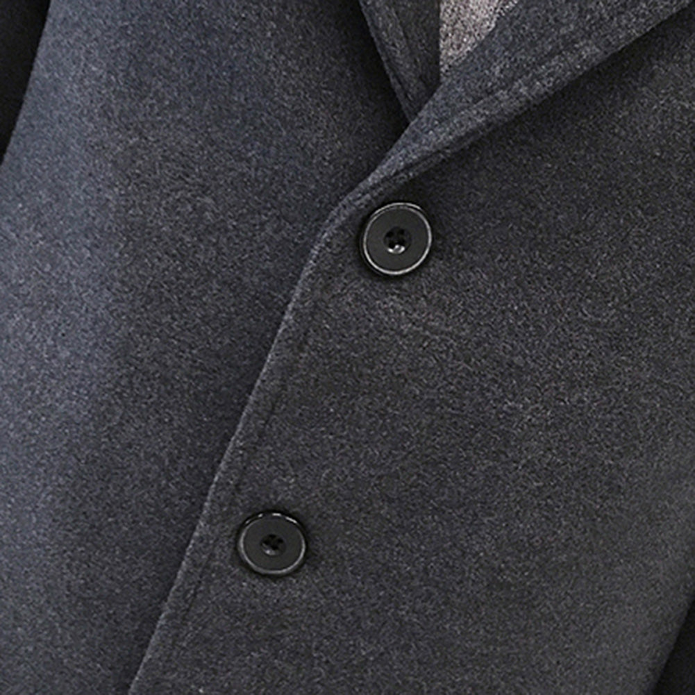 Funki Findz | Jackets | Men's Slim Fit Wool Blend Business Coat