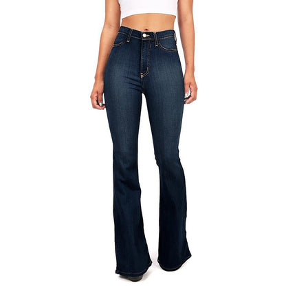 Funki Findz | Pants | Women's High Waist Slim Fit Bootleg Jeans