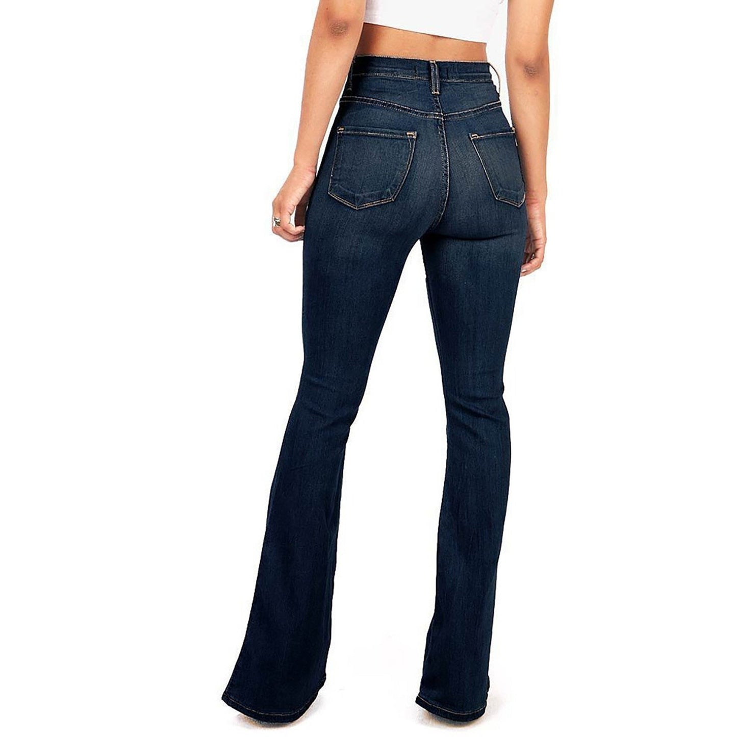 Funki Findz | Pants | Women's High Waist Slim Fit Bootleg Jeans