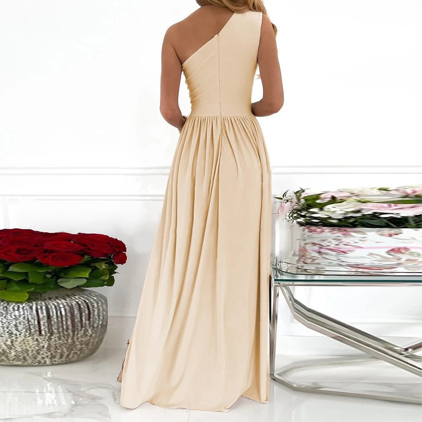 Funki Findz | Dresses | Women's One Shoulder Cocktail Dresses